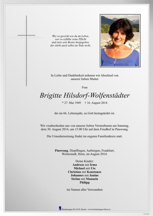 Brigitte Hilsdorf-Wolfenstädter